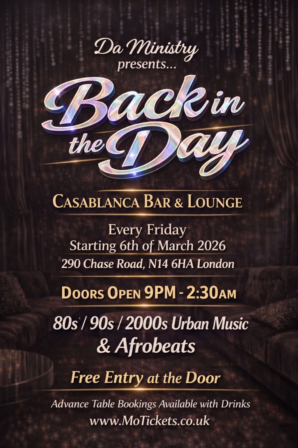 Da Ministry presents Back in the Day