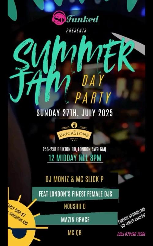 Summer Jam Day Party